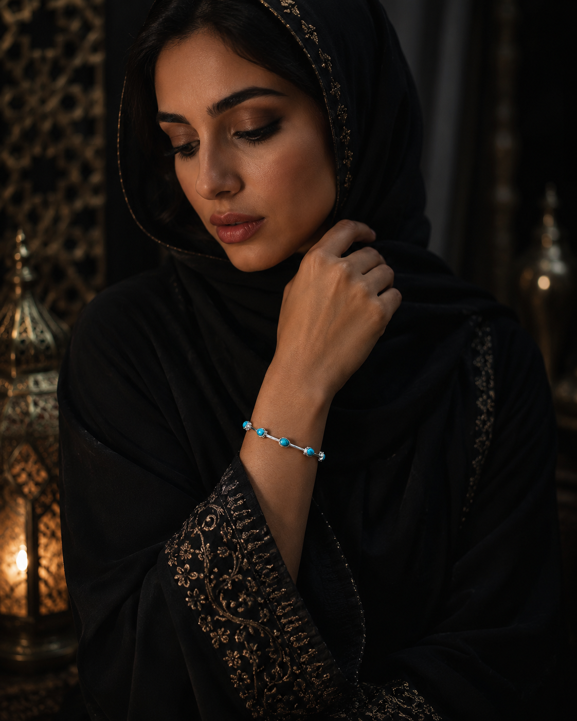 🌟 Handgefertigte Larimar-Armbänder aus 925er Sterlingsilber