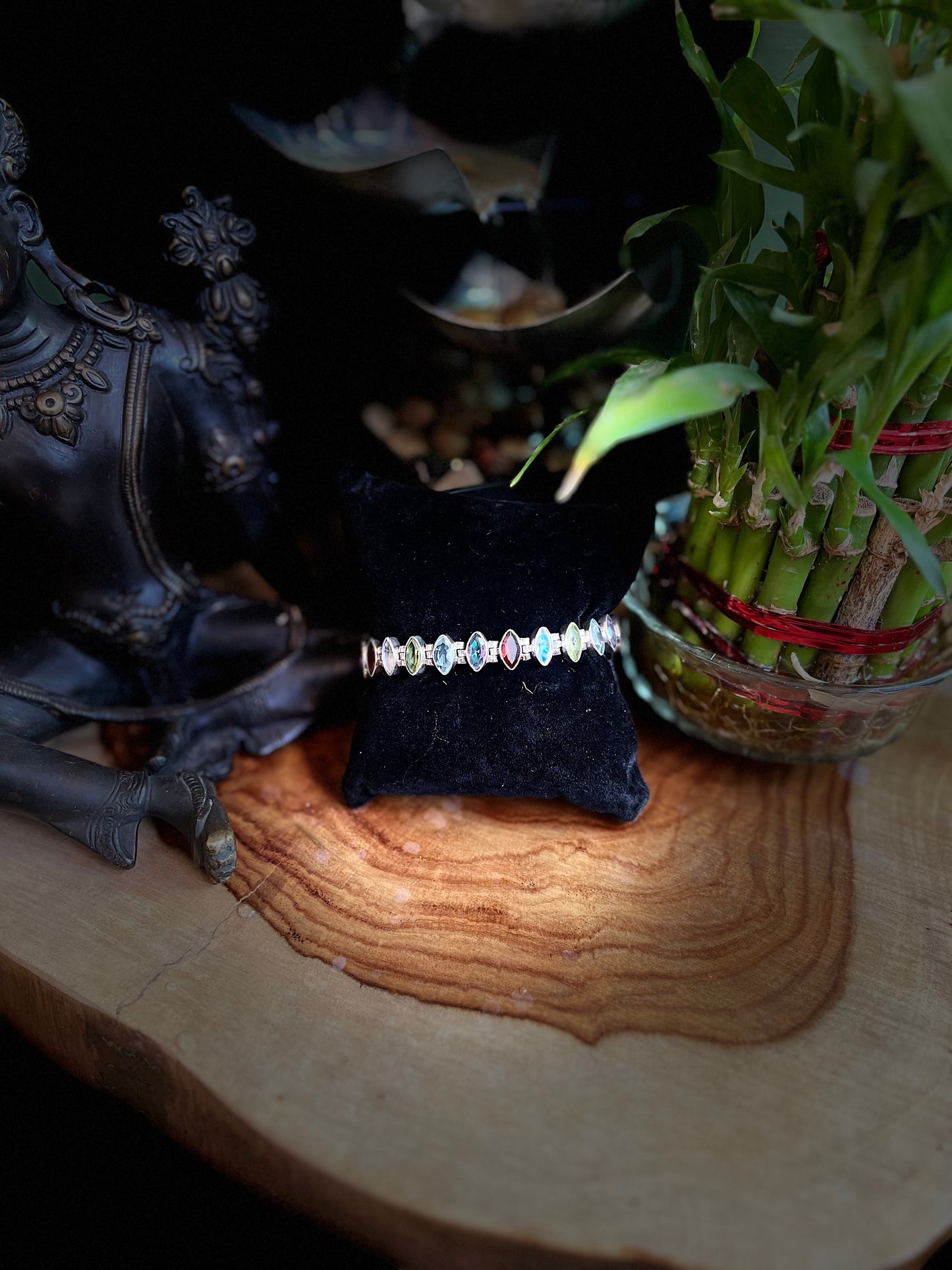 🌟 „Edelstein-Energie-Armbänder: Silberne Eleganz für Schutz“ 🌟