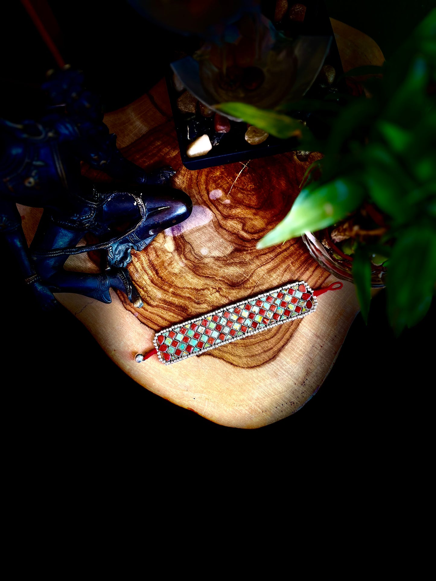 🌊✨„Meeresbrise: Handgefertigtes Armband aus Türkis, Koralle und Silber“🌊✨