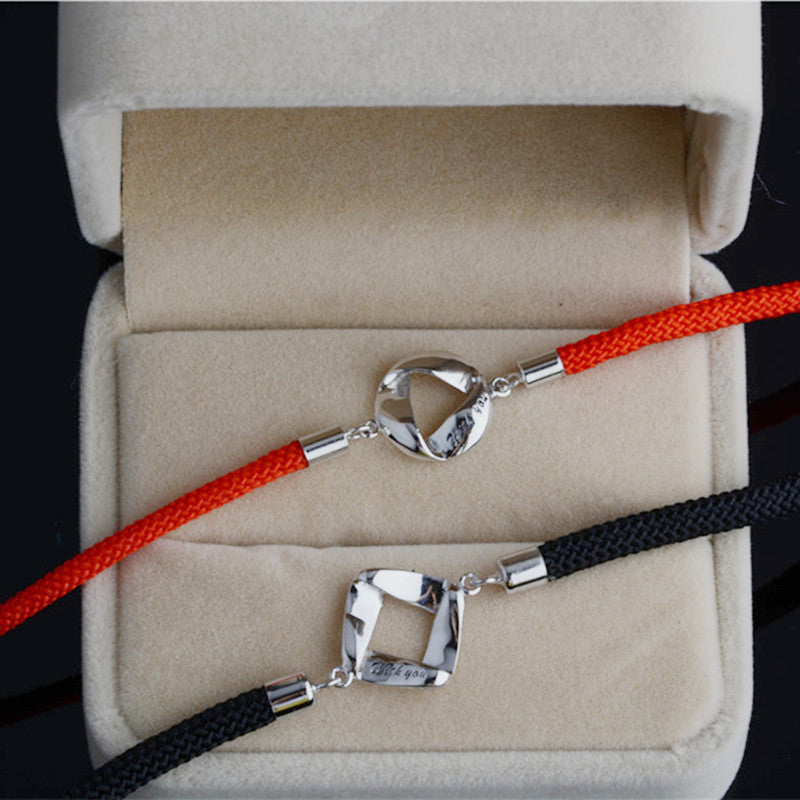 Silbernes S925 Silber mit Ihnen Pärchen-Armband