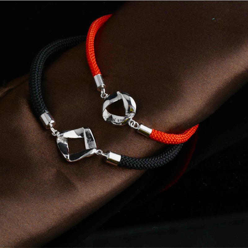 Silbernes S925 Silber mit Ihnen Pärchen-Armband