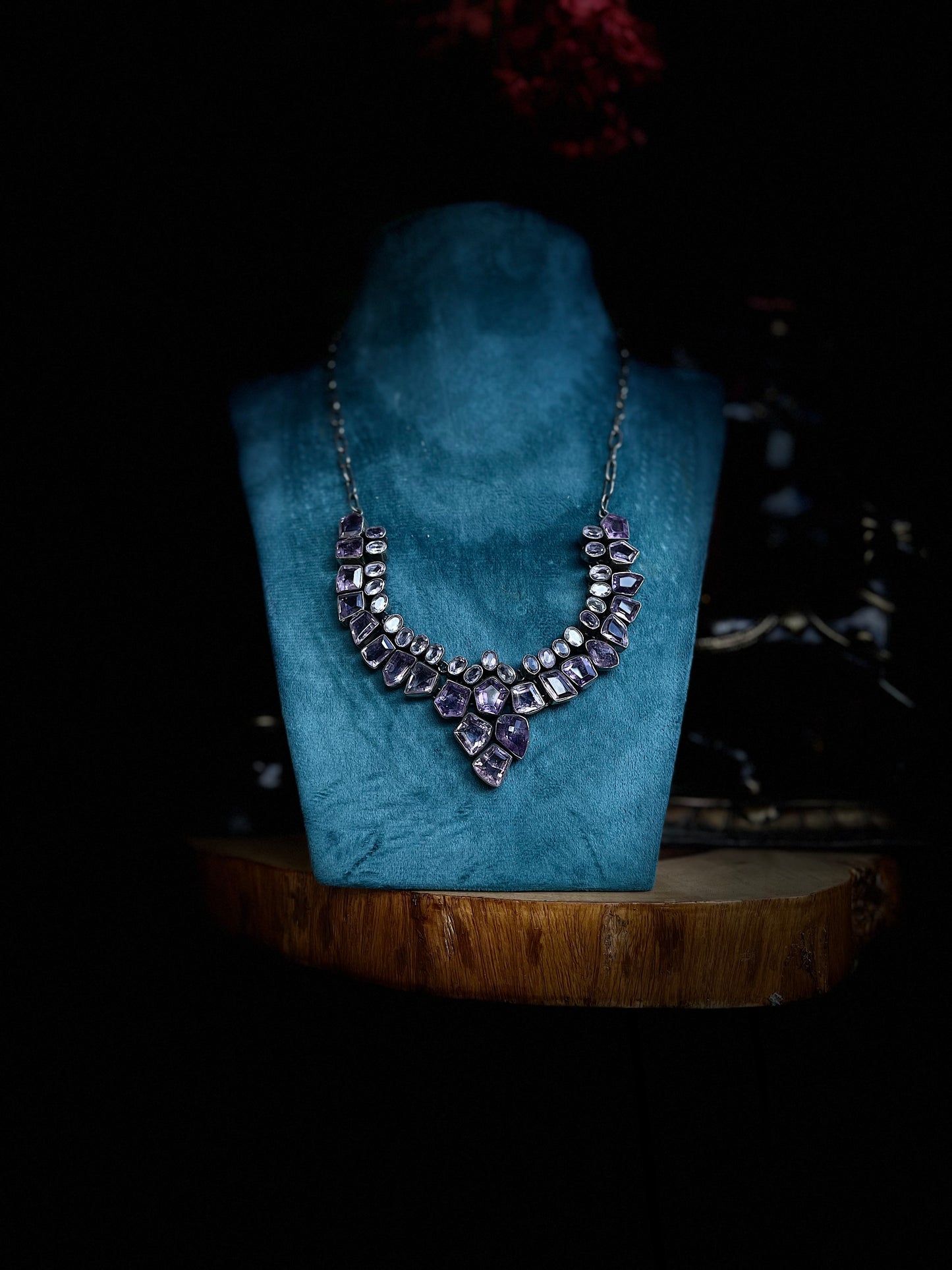 🌟 Amethyst-Silberkette: Eine harmonische Verbindung von Eleganz und Heilenergie 🌟