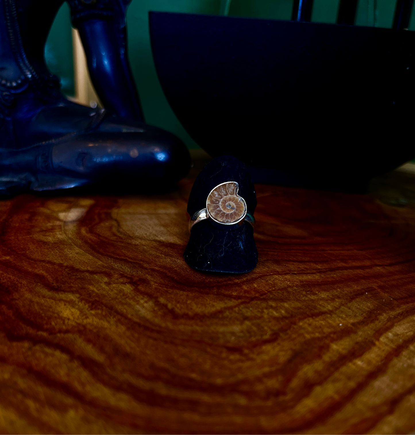 😊„Zeitlose Eleganz: Entdecken Sie unseren Ring aus 925er Sterlingsilber mit Fossilien“😊