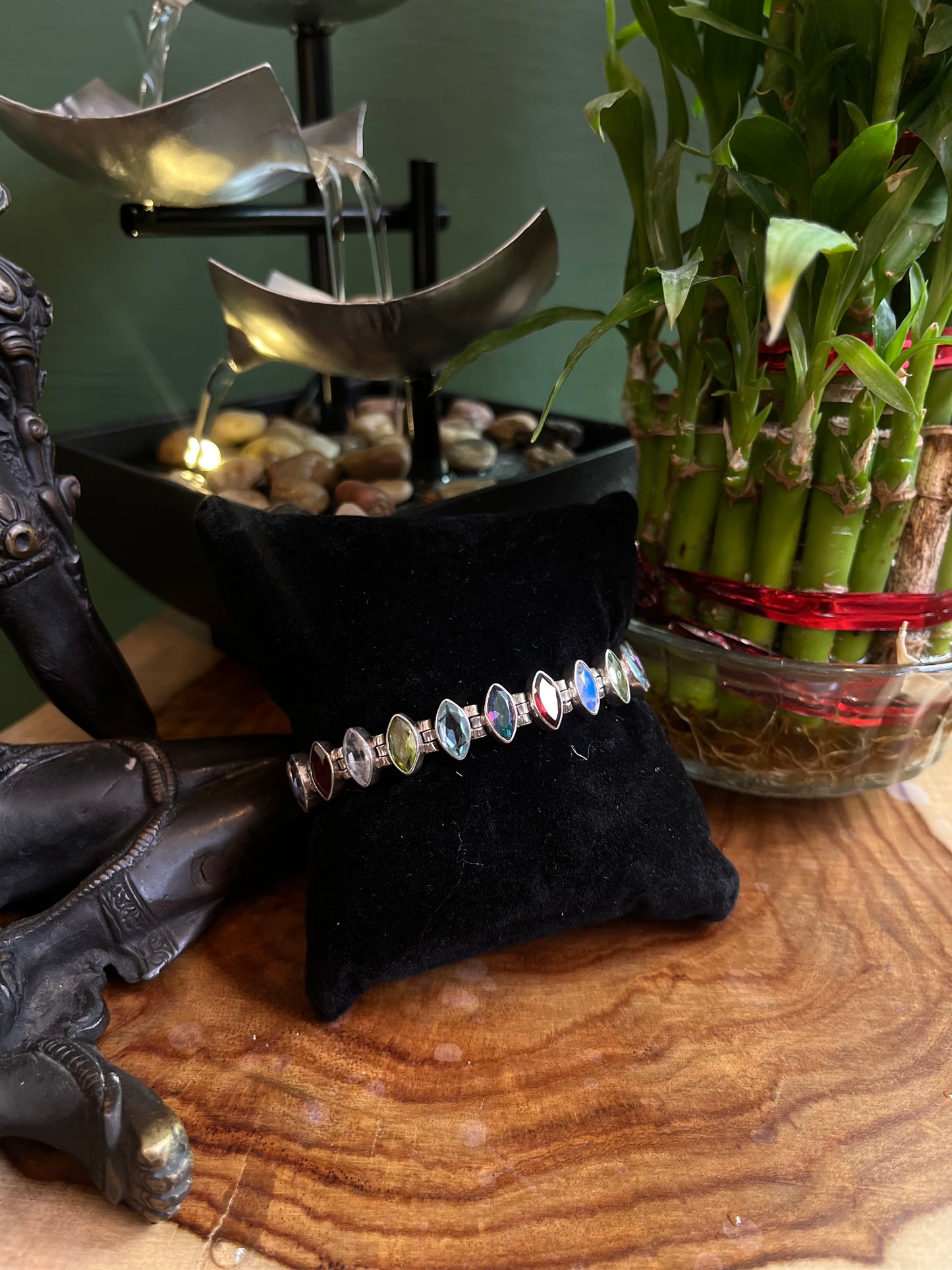 🌟 „Edelstein-Energie-Armbänder: Silberne Eleganz für Schutz“ 🌟