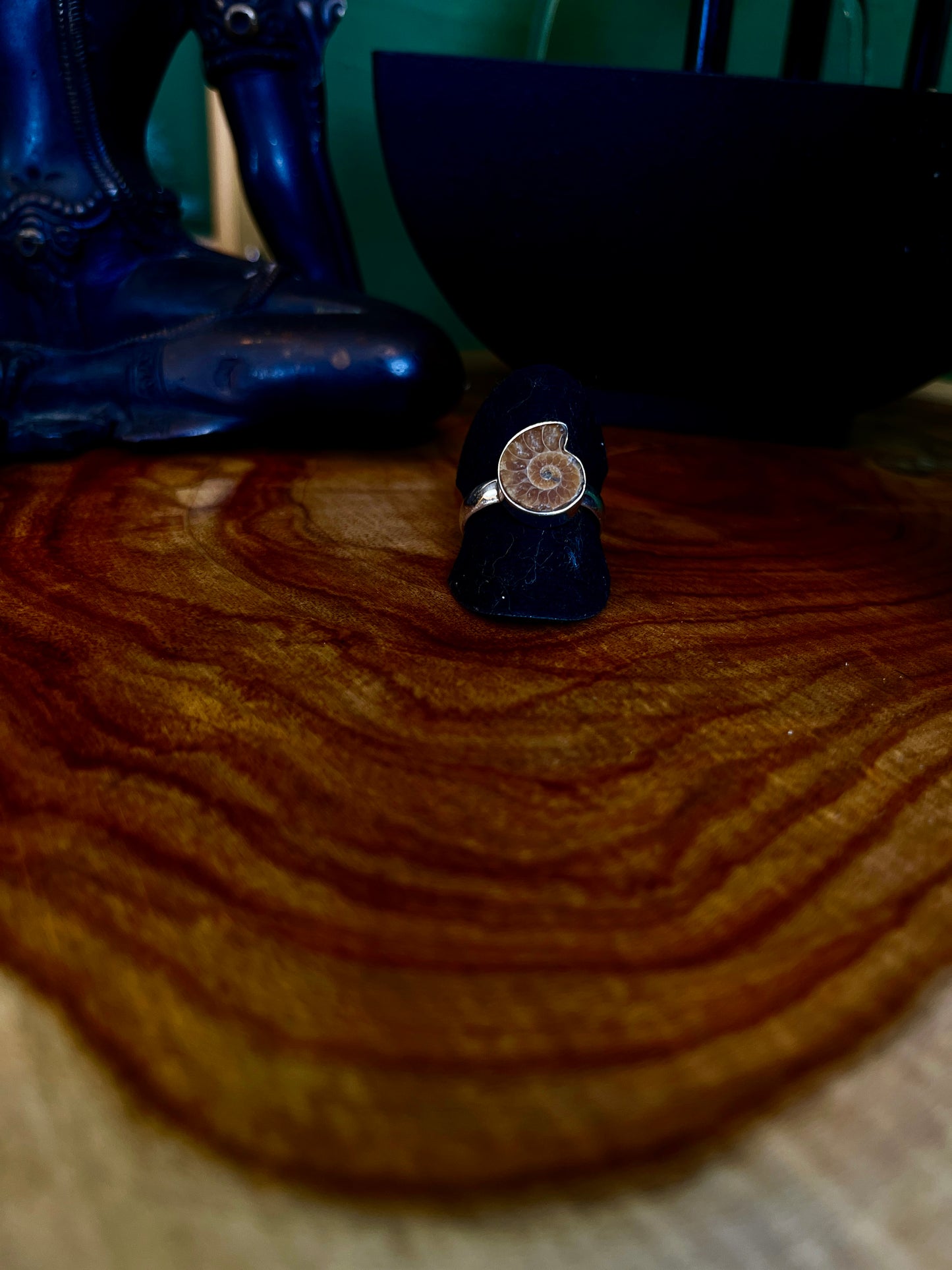 😊„Zeitlose Eleganz: Entdecken Sie unseren Ring aus 925er Sterlingsilber mit Fossilien“😊