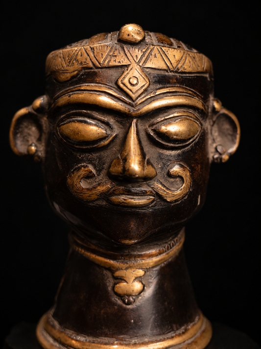Bronze Tribal Head