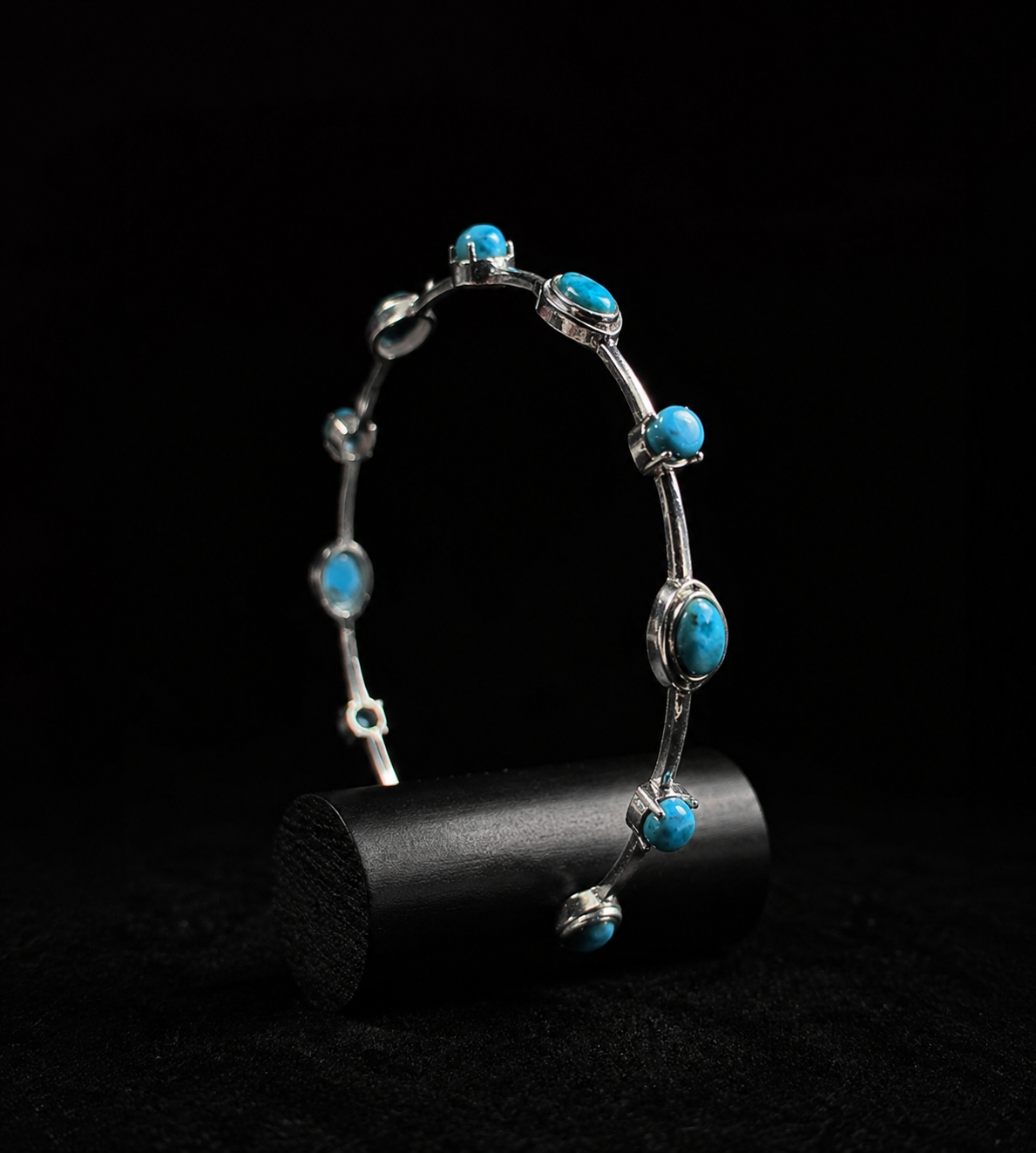 🌟 Handgefertigte Larimar-Armbänder aus 925er Sterlingsilber
