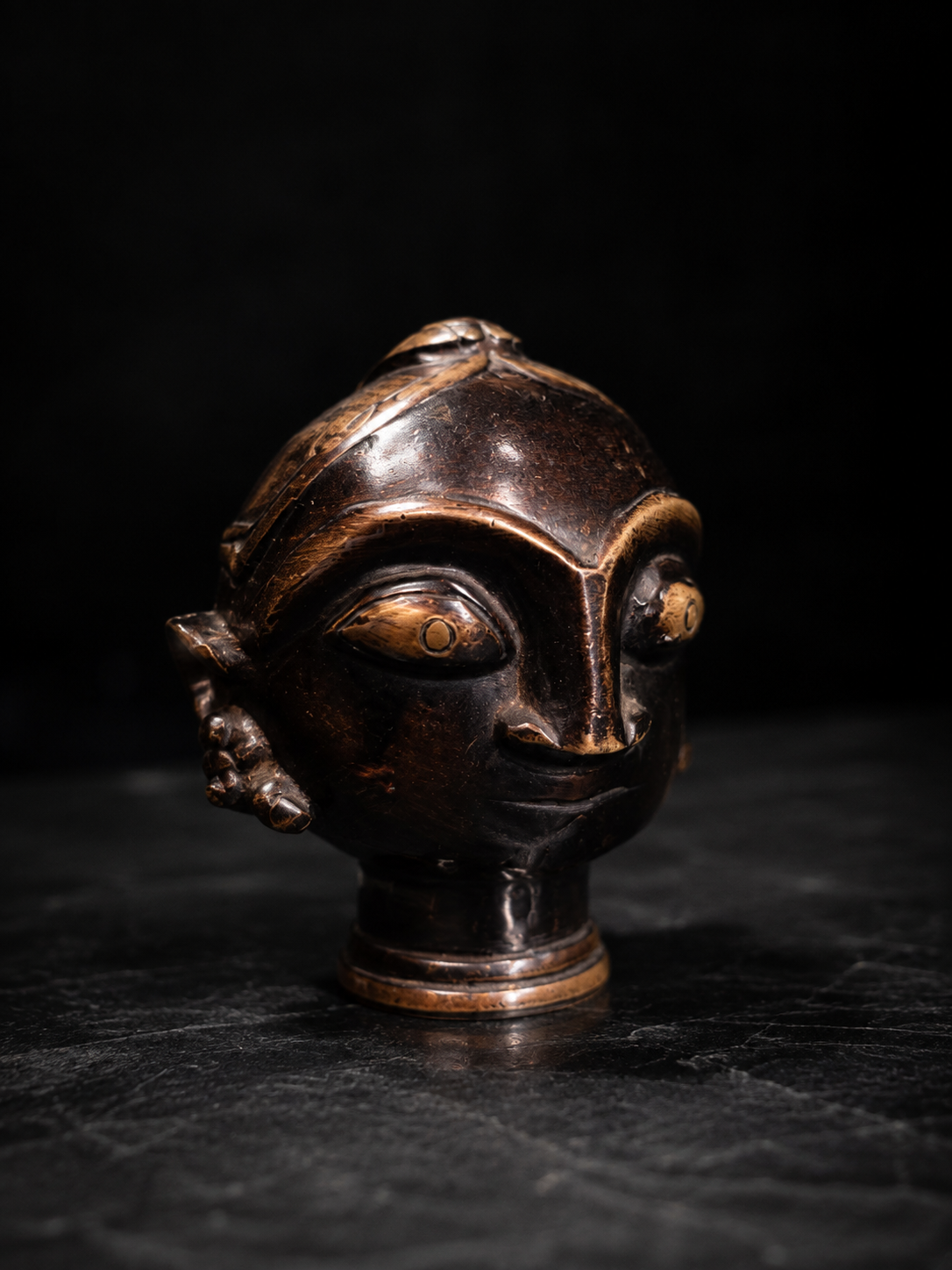 Antique Bronze Head