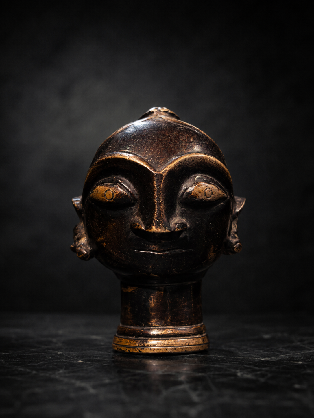 Antique Bronze Head