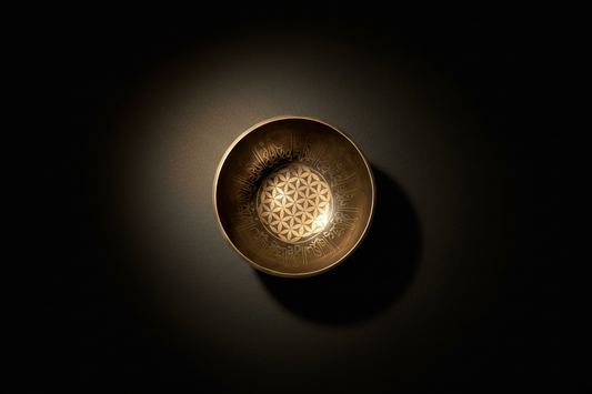 Tibetan Singing Bowl - Front View