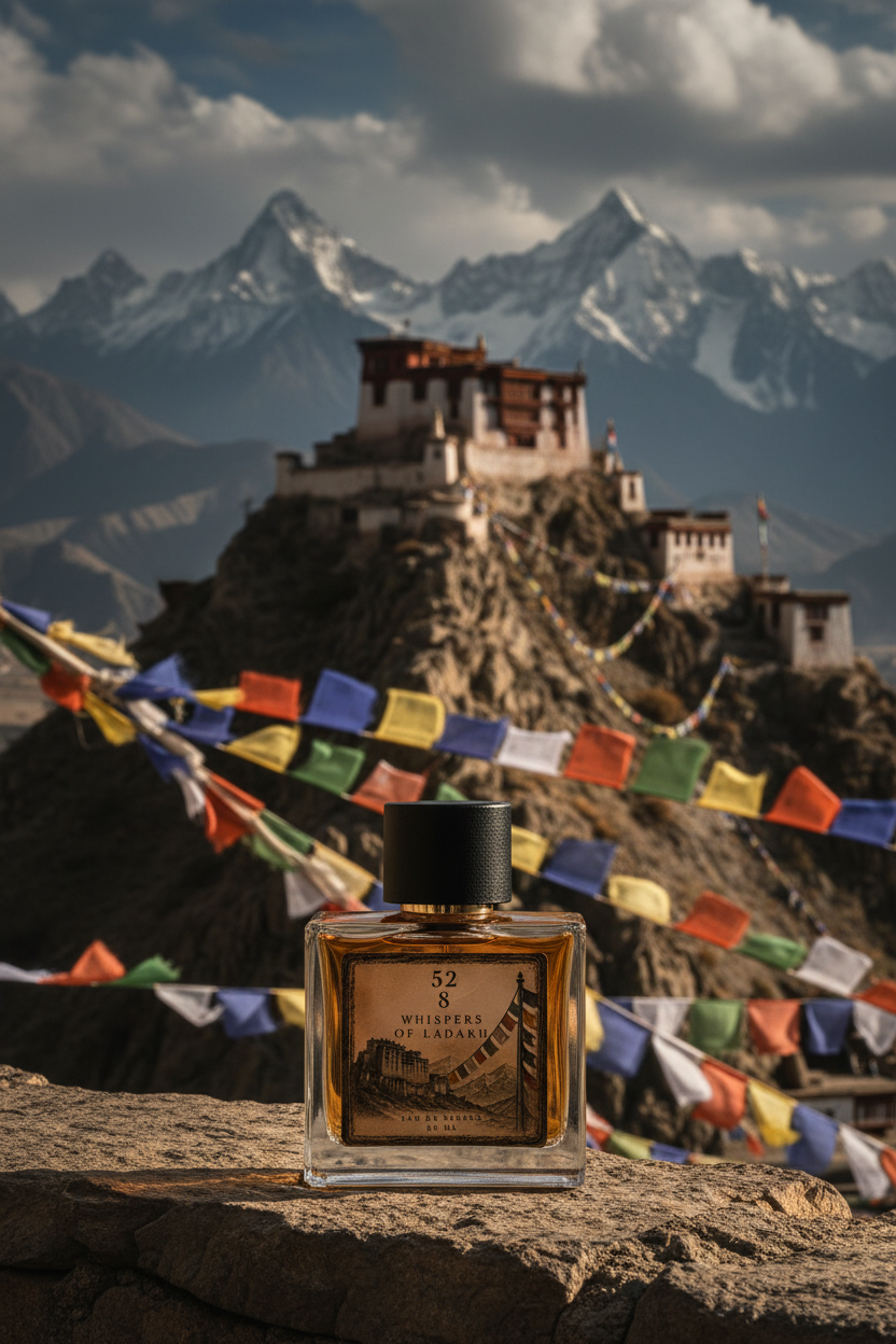 Whispers of Ladakh - Monastery & Prayer Flags